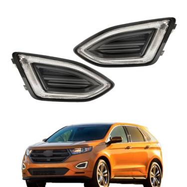 Imagem de labwork Par de faróis de neblina do lado esquerdo e do lado direito do motorista para Edge 2015-2018 FT4Z13200G FT4Z13200H