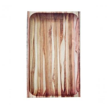 Imagem de Gamela Média Tramontina Em Madeira Teca 45x28cm