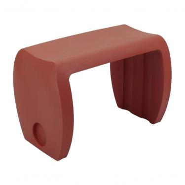 Imagem de Banco Apoio Tramontina Vira Laranja Caqui Com Porta Copos