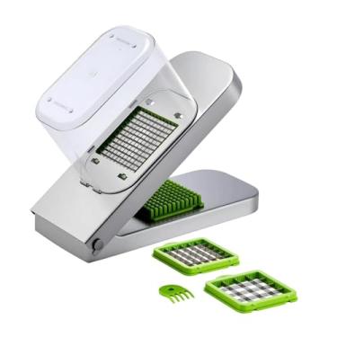 Imagem de Bothyi Picador de vegetais, picador de alimentos, utensílios de cozinha portáteis, processador prático para cebolas, batatas, pepinos e cenouras