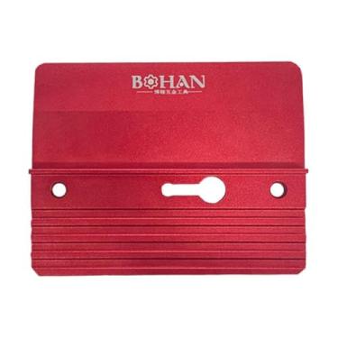 Imagem de shamjina Ferramenta de montagem de drywall placa de gesso fixador portátil painel auxiliar de teto vermelho placa de fixação de painel de parede de gesso para