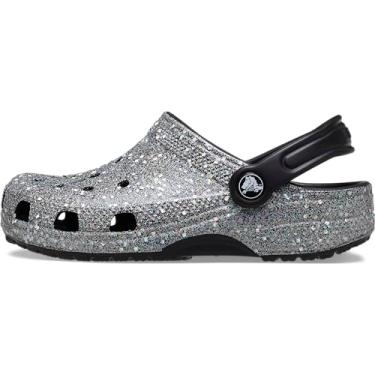 Imagem de Sandália crocs classic clog glitter infantil multi/black - 24