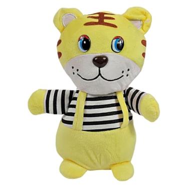 Imagem de Tuka Toy - Tigre De Pelúcia Camisa Listrada 22cms (Amarelo)