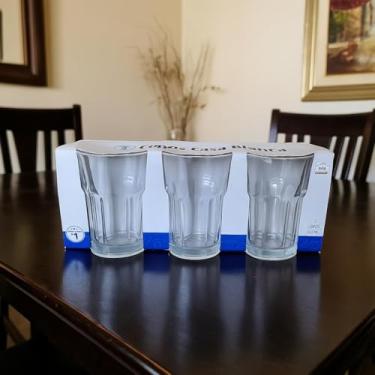 Imagem de Kit 3 Copos Vidro - Memorável 350ml Transparente Resistente Durável Suco Refrigerante Drink Bebida Vitamina Cozinha Restaurante Bar