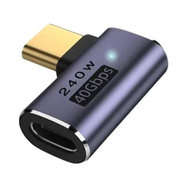 Imagem de Cabo Adaptador USB C Para USB C 40Gbps OTG NNBILI Para Laptop Thunderb