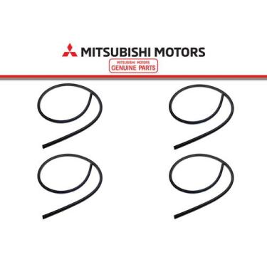 Imagem de Jogo de Borracha guarnição interna porta traseira e dianteira Pajero T