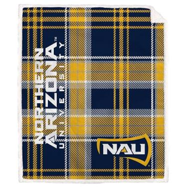Imagem de Proformance Home NCAA Northern Arizona Lumberjacks Playmaker manta xadrez ultra aconchegante sherpa