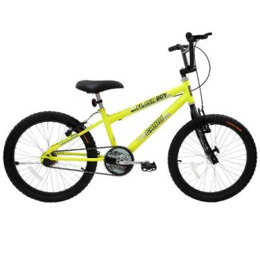 Imagem de Bicicleta Cairu MTB REB Cross Flash Boy Aro 20, Amarelo neon