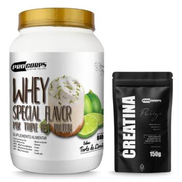 Imagem de Whey 840g Special Flavor Varios Sabores e Creatina Refil pura 150g Pro