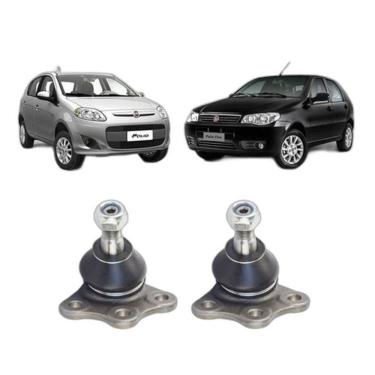 Imagem de Kit 2 Pivô Inferior Bandeja Dianteira Palio 2008 09 2010 11