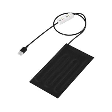 Imagem de predolo Almofada de aquecimento para répteis, aquecedor de almofada, aquecedor portátil para terrário, almofada de aquecimento para tartarugas, incubadora de, 10cmx20cm