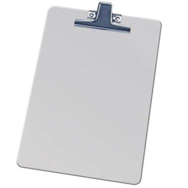 Imagem de Kit com 12 Prancheta Acrimet de aluminio com prendedor Inox oficio 123