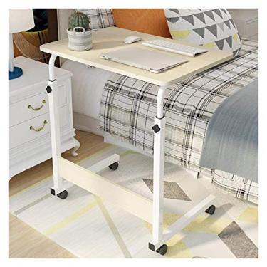 Imagem de Mesa para laptop de cabeceira ajustável para elevação doméstica móvel com polias qualidade de cabeceira bandeja para laptop mesa portátil para computador (cor A 80 x 50 cm) C 80 x 50 cm