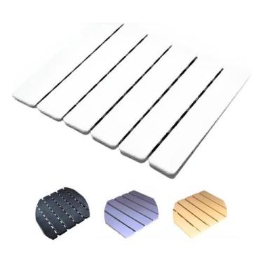 Imagem de Tapete Estrado Antiderrapante Para Box Banheiro Com Ventosas Chuveiro 