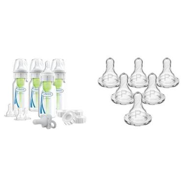 Imagem de Conjunto de alimentação Dr. Brown's Anti-Colic Breast to Mamadeira com