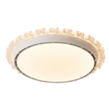 Imagem de Ventilador Luminaria Sem Helice Lustre Cristal 3 Tons 6 Niveis Decoraçao Iluminaçao Sala Quarto Escritorio Casa