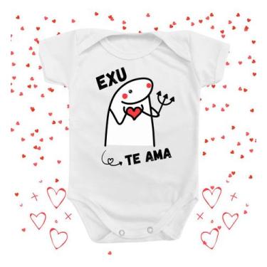 Imagem de Body Roupa Para Bebê Exu Te Ama Umbanda Candomblé - Borizinho Baby, Br