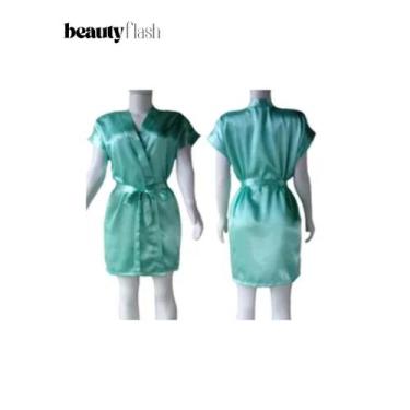 Imagem de Robe de Cetim Profissional- Confortável, Elegante, Perfeito Para dia d