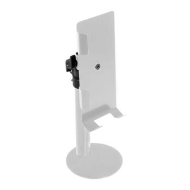 Imagem de Suporte Porta Celular Smartphone De Mesa Branco Com Regulagem De Ângul