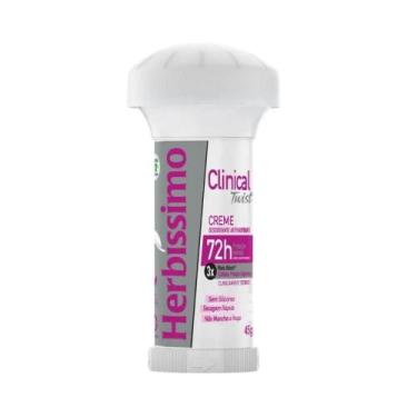 Imagem de Desodorante em Creme Herbíssimo Clinical Twist 45g - Rosa