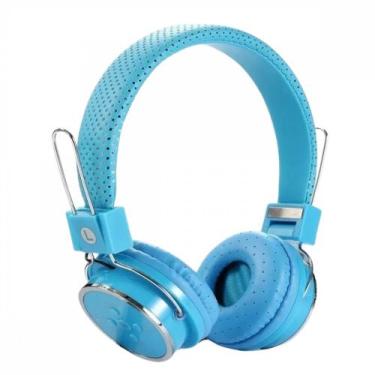 Imagem de Fone de Ouvido Headphone Sem Fio Bluetooth Stereo - Sem Marca, Azul