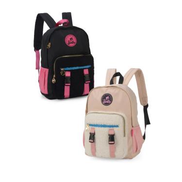 Imagem de Mochila Costas Infantil Feminina Barbie Luxcel BB67177