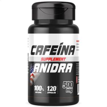 Imagem de Cafeína Anidra Concentrada 120 Cáps 500mg - Suplemento Natural