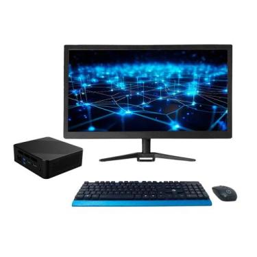 Imagem de Computador Mini Pc Ryzen 5 3500u 20gb Ddr4 512gb Nvme com Monitor 21.5