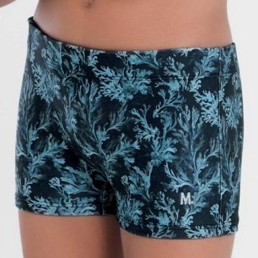 Imagem de Sunga boxer infantil com estampa de coral - MASH