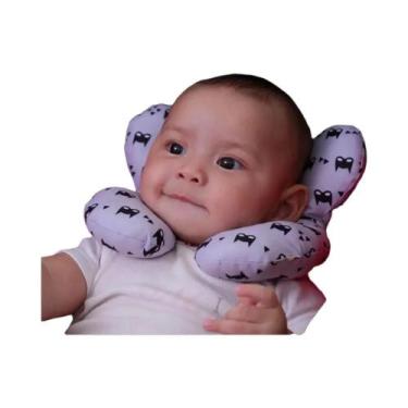 Imagem de Almofada De Apoio Para Cabeça E Pescoço Em Forma De U Para Crianças, S