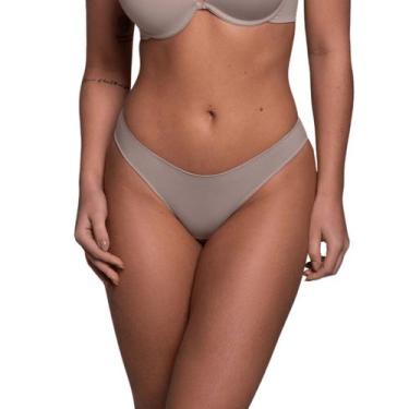 Imagem de Calcinha Tanga Feminina De Microfibra Com Franzido No Bumbum Liebe, G,