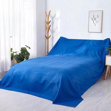 Imagem de SXYMTSW Capa de móveis multiuso, capa de poeira doméstica, pano de poeira interno e externo, uso geral, à prova de poeira, respirável, para sofá, cadeira, colchão queen size (tamanho: 240 x 350 cm