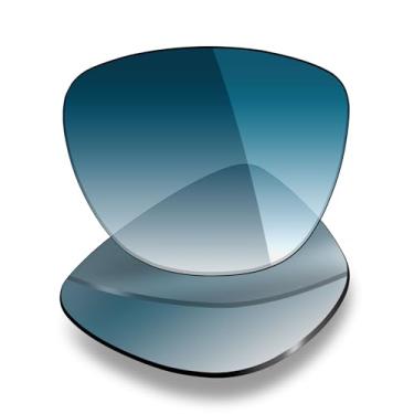 Imagem de Mryok Lentes de reposição UV400 para óculos de sol Oakley Frogskins Range XL OO9503 58 mm, HD Polarized, proteção UV, resistente a impactos e ajuste perfeito - Tom gradiente azul