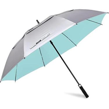 Imagem de Guarda-chuva de golfe G4Free com proteção UV 120 cm de diâmetro pratea