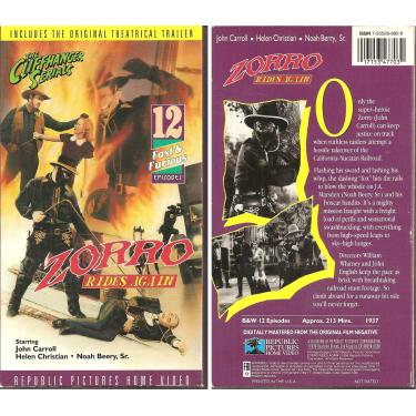 Imagem de Zorro Rides Again [VHS]