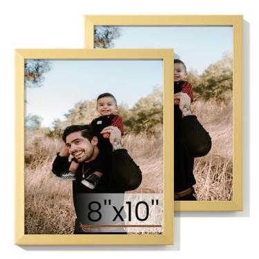 Imagem de Heimlove Conjunto de 20,3 x 25,4 cm, molduras douradas 20,3 x 25,4 cm, porta-retratos dourados, 20,3 x 25,4 cm, colagem de parede ou exibição de mesa para documento de certificado