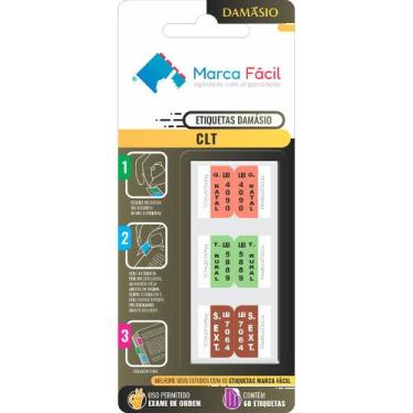 Imagem de Etiquetas CLT Damásio - Marca Fácil