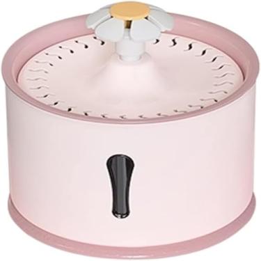 Imagem de Dispenser de Água Automático para Gatos com Circulação e Filtração Ração Grande Capacidade Múltipla Purificação Viva Pets Fina Estágios Ativa Três Modos Janela Visível Nível Iluminação Inteligente Rec