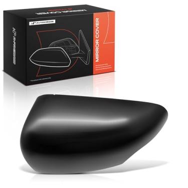 Imagem de A-Premium Tampa da tampa do espelho retrovisor do lado do motorista - compatível com Ford Ranger 2019 2020 2021 2022 2023 - preto liso, com furo de seta