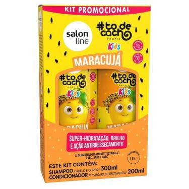 Imagem de Kit Salon Line To De Cacho Maracujá Shampoo 300ml + Condicionador 200m