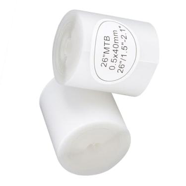 Imagem de 2 Pçs Forro de Pneu de Bicicleta Fita à Prova de Punctura Anti Plana 0.5mm Espessura Tubo Protetor para Bicicleta de Estrada 700c (26 polegadas)