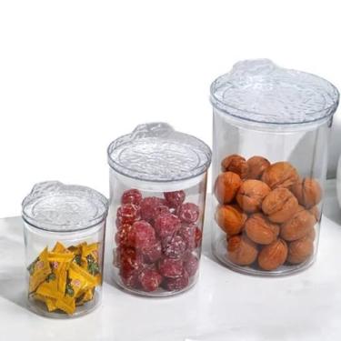Imagem de Conjunto 3 Potes Herméticos Redondos com Tampa – Plástico