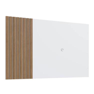 Imagem de Painel Para Tv 65 Polegadas Ripado 180cm Branco Mel Proddy