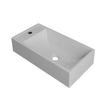 Imagem de Cuba Apoio Retangular Roma Rl545w Branca Branca