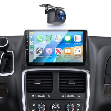 Imagem de 6 + 128 G estéreo para carro Dodge Grand Caravan 08-20 Chrysler Town & Country 8 núcleos sem fio Carplay Android Auto, 22.9 cm IPS Touch Screen Radio, Android/GPS/WiFi/FM AM RDS/32EQ AI DSP/BT5.0/SWC