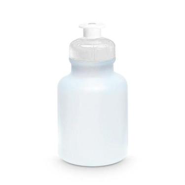 Imagem de Kit 10 Mini Garrafas Squeeze 300Ml Plástico Branca - Lynx Produções Ar