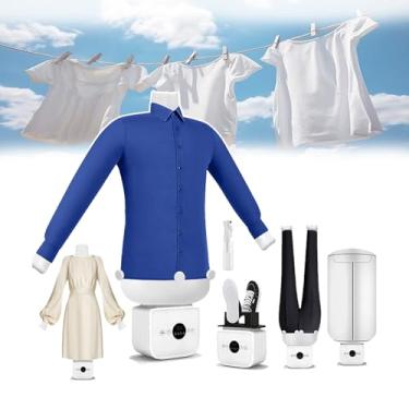 Imagem de CNAOHGHN Passadeira AutomáTica Para Camisas, Secadora De Roupas De 1400 W/1250 W Com FunçãO Antirrugas AutomáTica Para Todos Os Tecidos, Secagem RáPida Em 8 Minutos,Tempo E Temperatura AjustáVeis