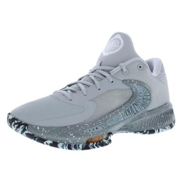 Imagem de Nike T nis de basquete masculino Zoom Freak 4, Cinza lobo/branco-cinza frio, 13