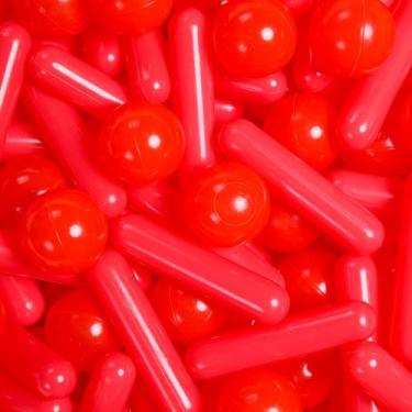 Imagem de Ball Pit Balls STARBOLO 120 unidades de plástico vermelho à prova de e