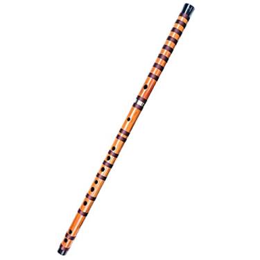 Imagem de Flauta De Bambu Amarga Simples E Elegante Iniciante Profissional Tocando Flauta Flauta Ajustável C/D/E/F/G Tone Flauta de Bambu Iniciantes (Color : F)